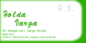 holda varga business card